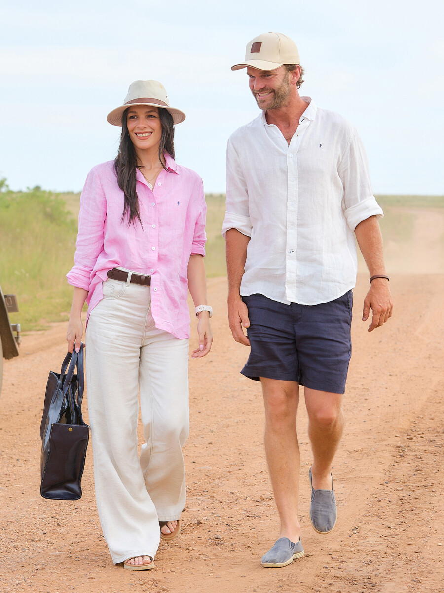 Camisa de Lino - Blanco 