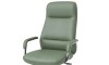 Silla de oficina Cromada 4 Posiciones - Pole Verde