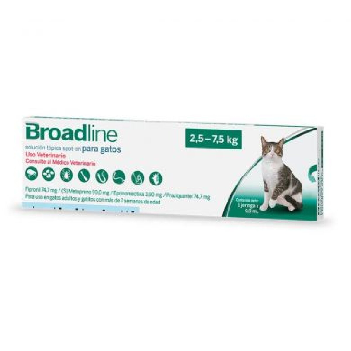 Broadline Gatos L 2,5 a 7,5 Kg 