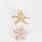 Broches Sets Hawaianas Set De Broches - Combinacion Bicolor