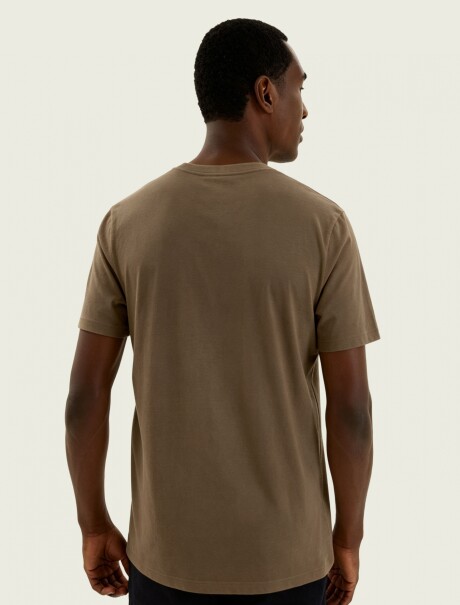 CAMISETA MANGA CORTA CON ESTAMPA VERDE