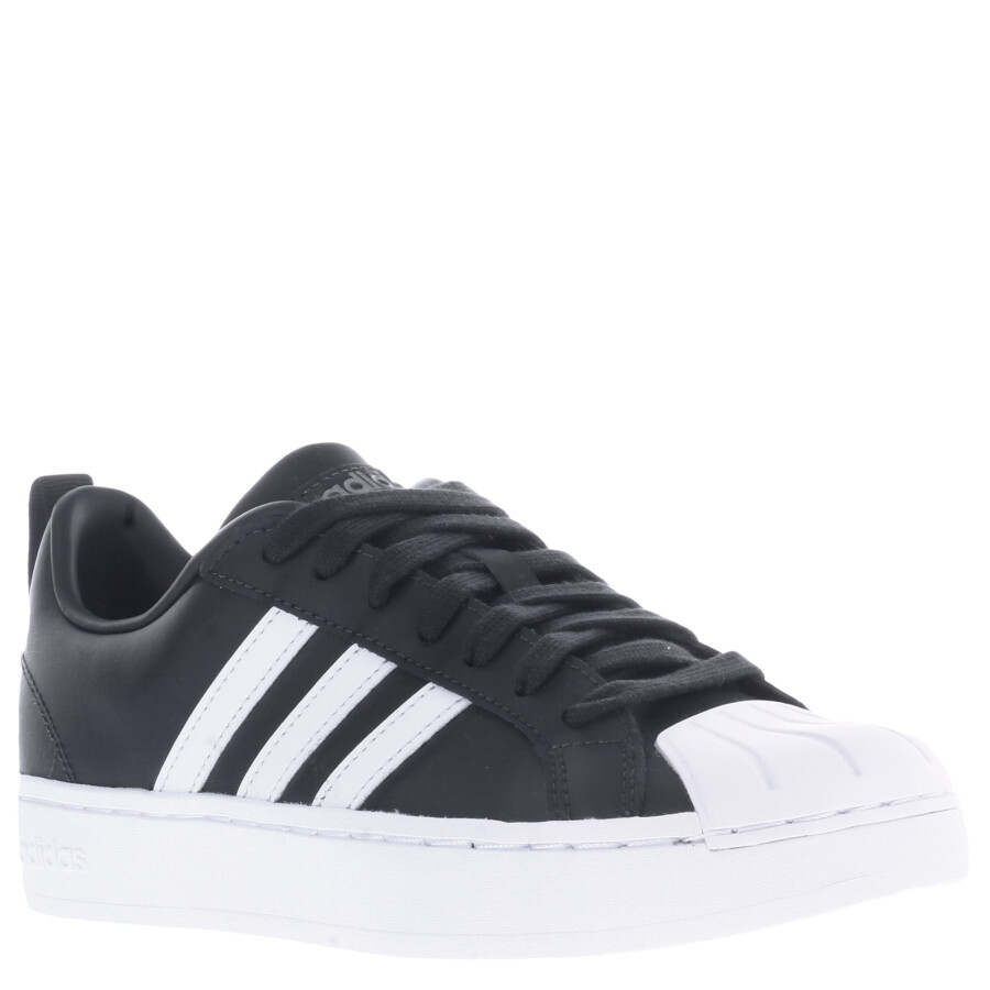 Championes de Mujer Adidas Court Low Streetcheck Cloudfoam Negro - Blanco