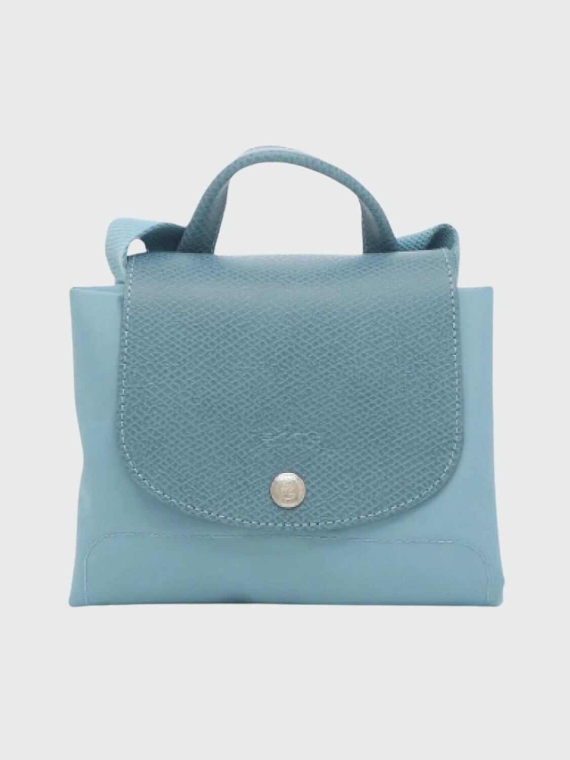 Longchamp - Le Pliage Green M BackPack Celeste