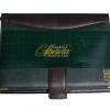 AGENDA ABEZETA 203 CP CLASSIC TAPA COSIDA Y PRESILLA TAPA MARRON Y VERDE