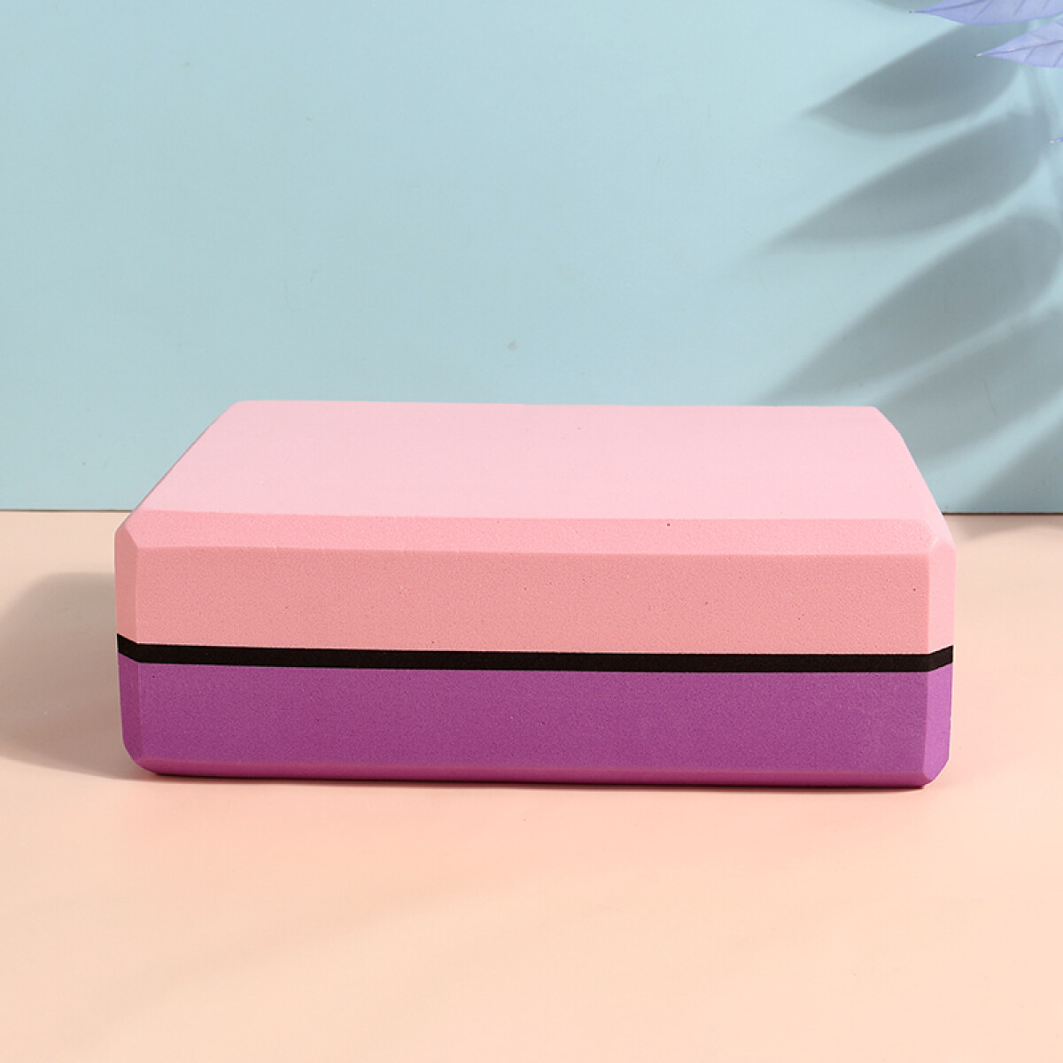 Ladrillo Para Yoga Bicolor - Púrpura Y Rosa 