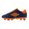 Championes de Fútbol 11 Infantiles Umbro Touch HG Azul Marino - Anaranjado