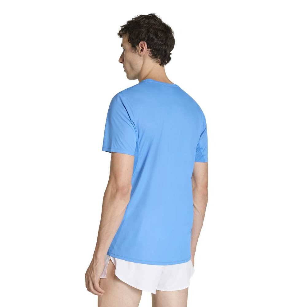 Polos Running Adizero E Tee Hombre Blue
