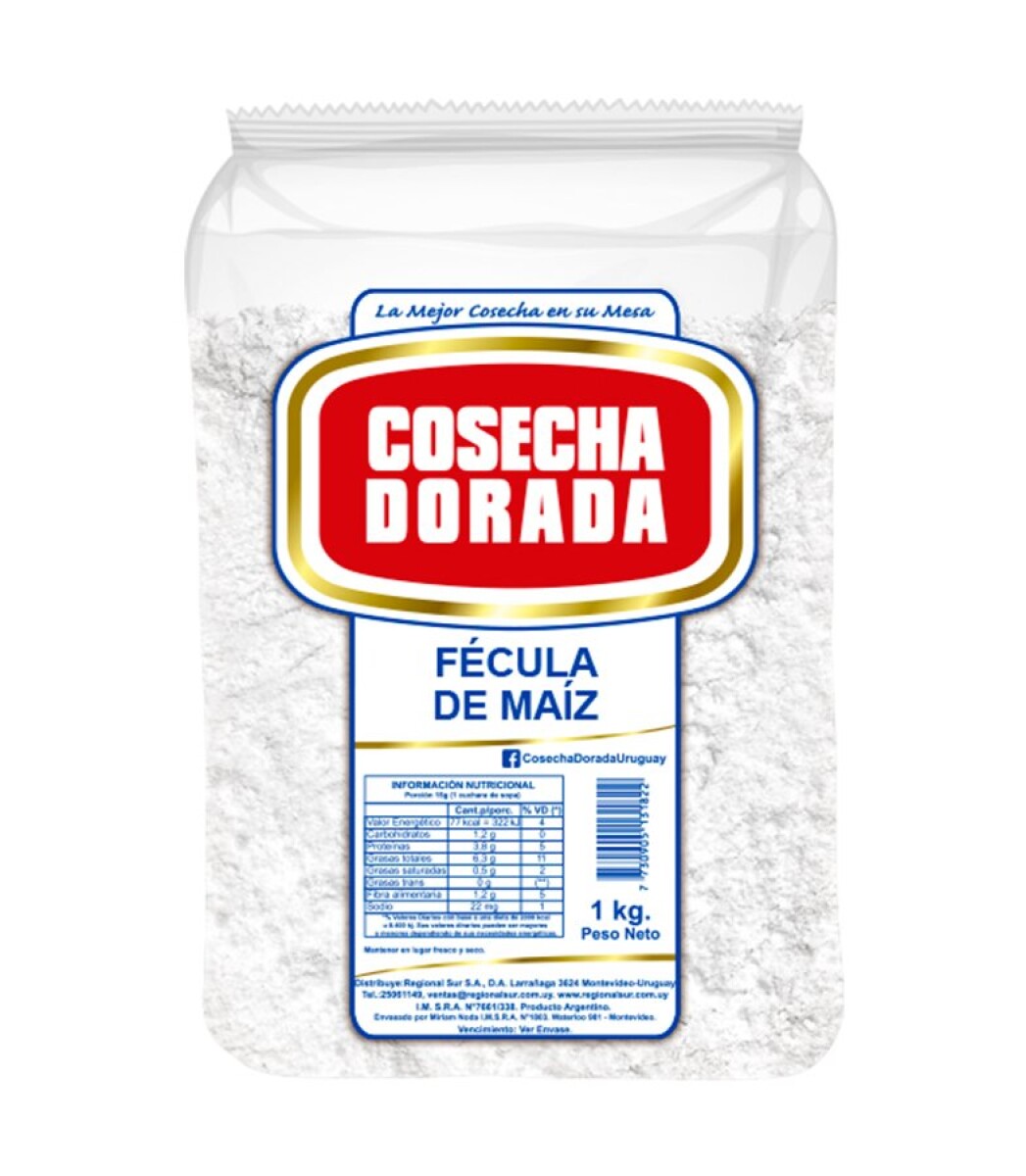 FECULA DE MAIZ COSECHA DORADA PAQ. 1KG 