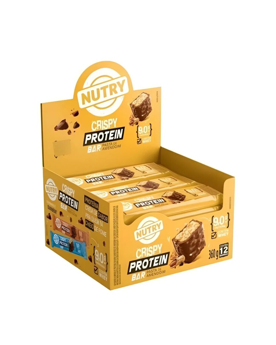 Barra de proteina 30 grs x 12 Nutry - Maní 