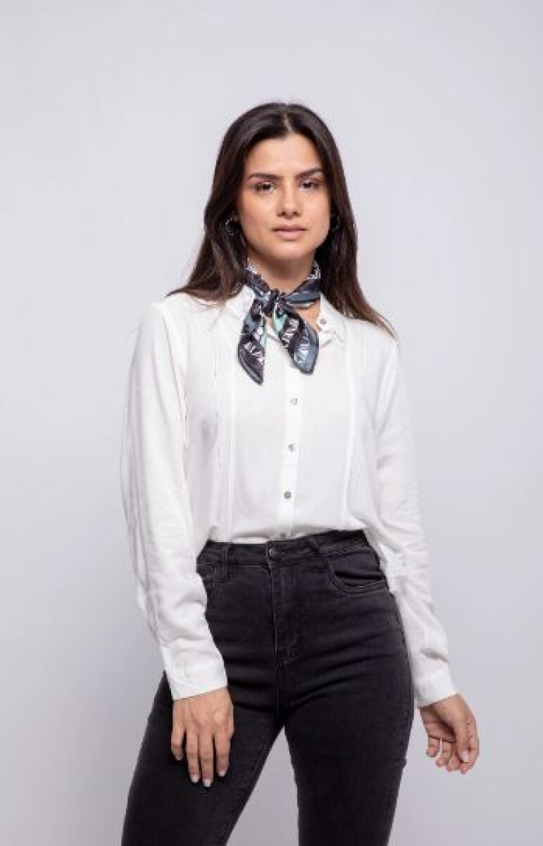 CAMISA ALLIE FOSSAN - BLANCO 