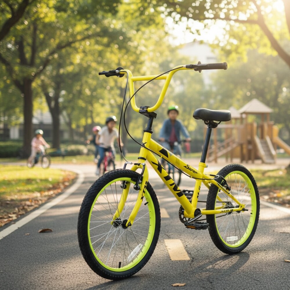 BICICLETA XTM RODADO 20 INFANTIL AMARILLO
