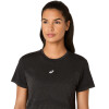 Polo Running Road Seamless Ss Mujer Performance Black/graphite Grey