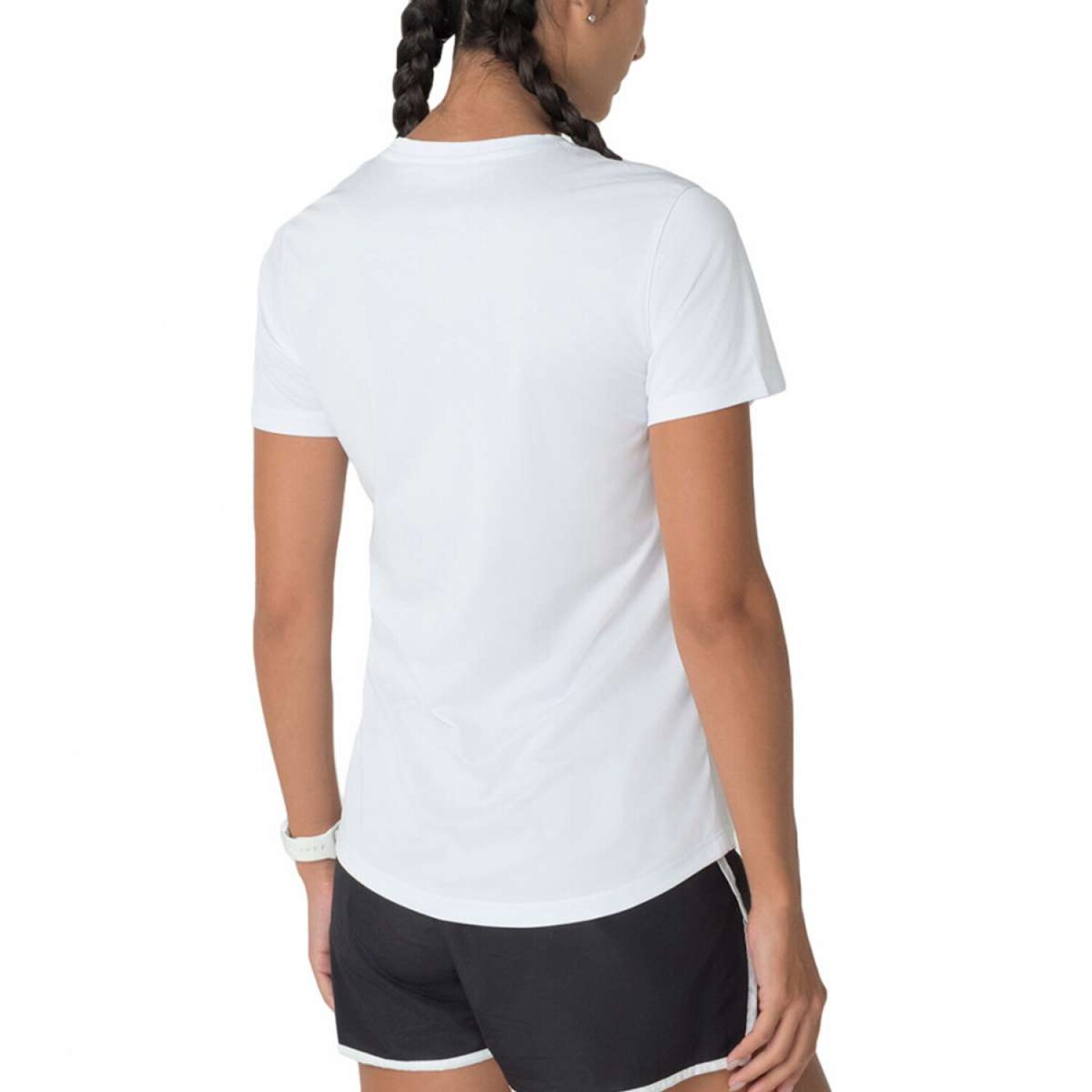 Fila Remera Femenina Basic Sports Polygin - Blanco-Marino — Tienda Soy ...