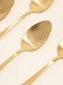 Cuchara Olivo Set 4 Un. Dorado Color Unico