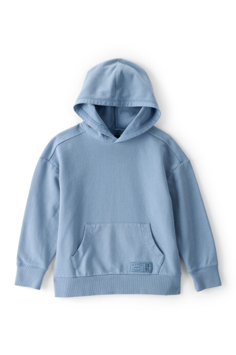 Canguro de algodón, azul Sin color