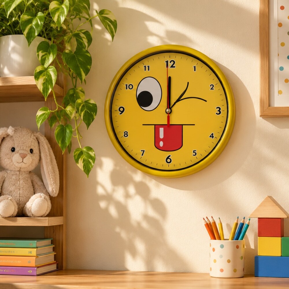 Reloj de pared redondo 18 cms surtidos 1pcs /cajit Reloj de pared redondo 18 cms surtidos 1pcs /cajit