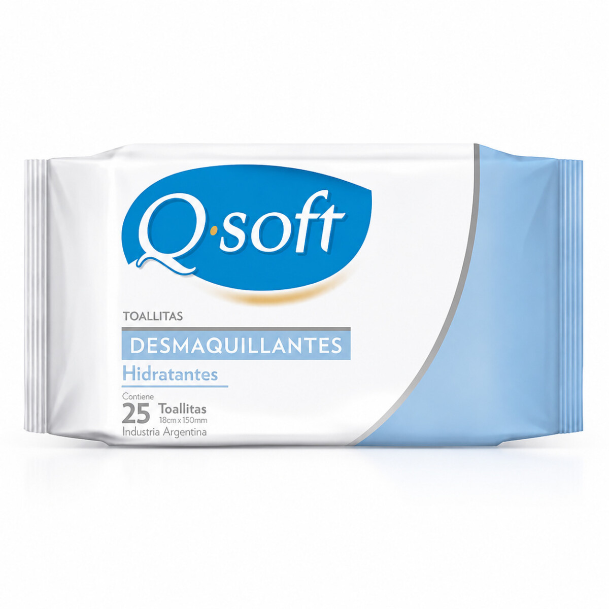 Toallitas húmedas desmaquillante QSOFT x 25 unidades 