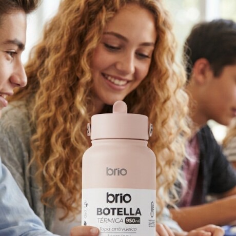 Botella Térmica Brio 950ml Acero Inox Salmón