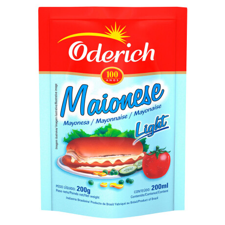 MAYONESA ODERICH LIGHT D/P 200G MAYONESA ODERICH LIGHT D/P 200G