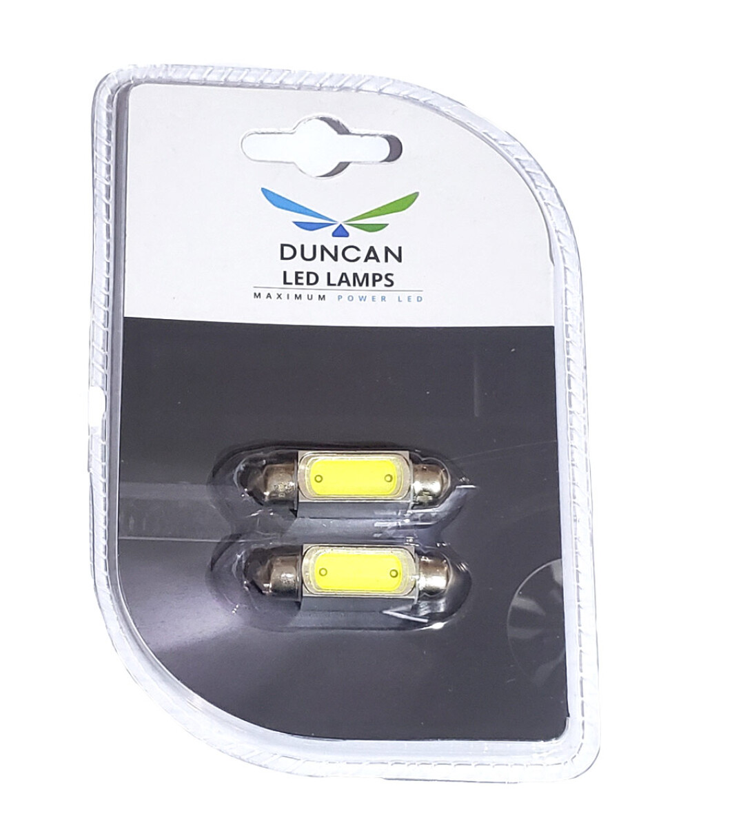 LAMPARA - T10X39 LED TUBULAR BLANCO BLISTER X2 DUNCAN 