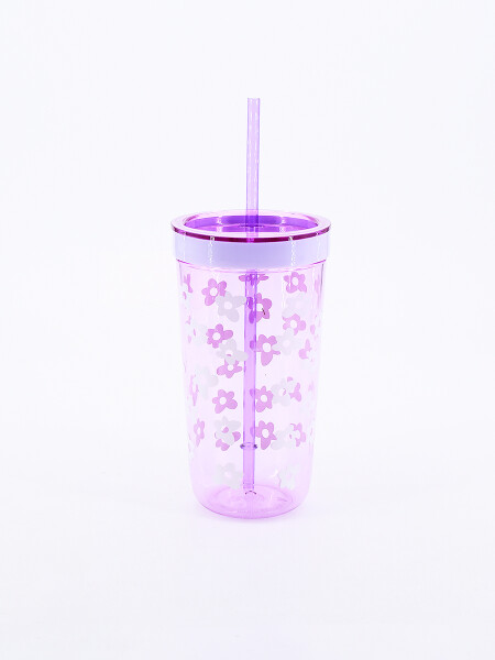 VASO FLOWER LILA VIOLETA