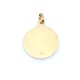 Medalla en oro 18k amarillo con imagen religiosa. Diámetro 14mm Medalla en oro 18k amarillo con imagen religiosa. Diámetro 14mm