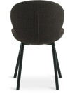 Silla de comedor GEVNINGE tela marrón osc/negro Silla de comedor GEVNINGE tela marrón osc/negro