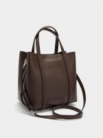 Bolso Tote Con Bandolera M marron