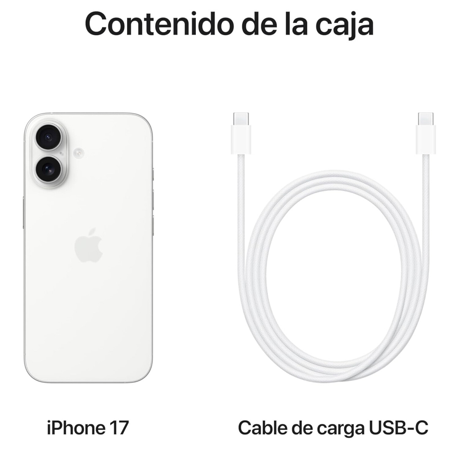 Celular Apple iPhone 17 256GB 8GB White — ZonaTecno