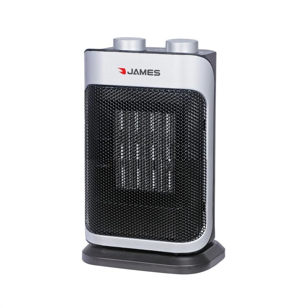 Caloventilador con Base - JAMES Gris 1500 W Caloventilador con Base - JAMES Gris 1500 W