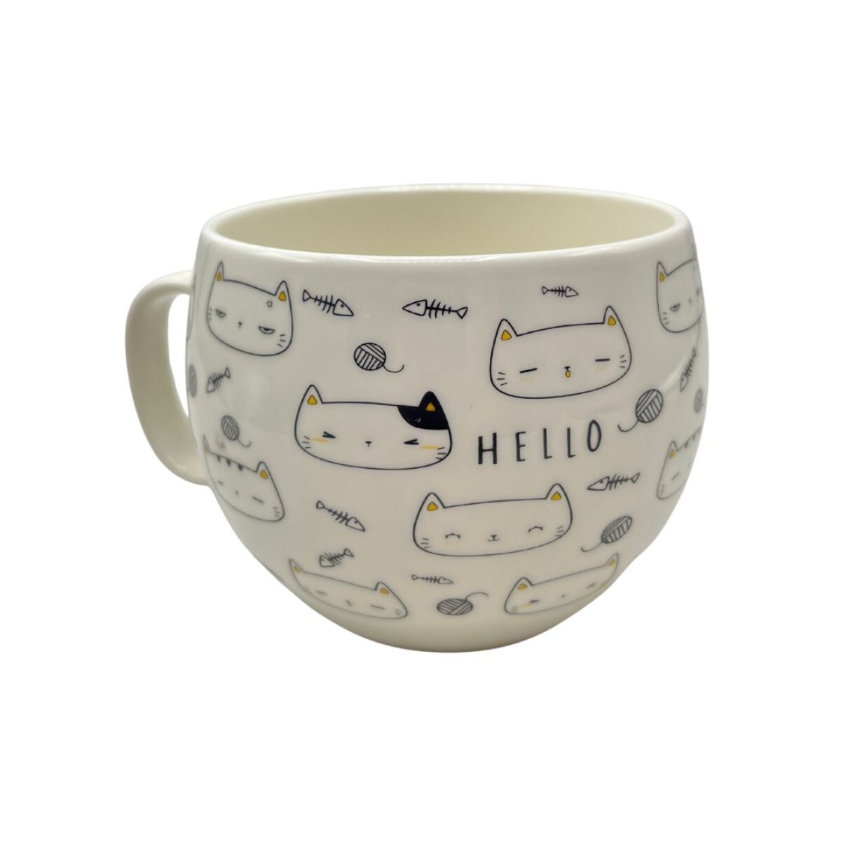 TAZA DE PORCELANA CON DISEÑO • 550ml 
