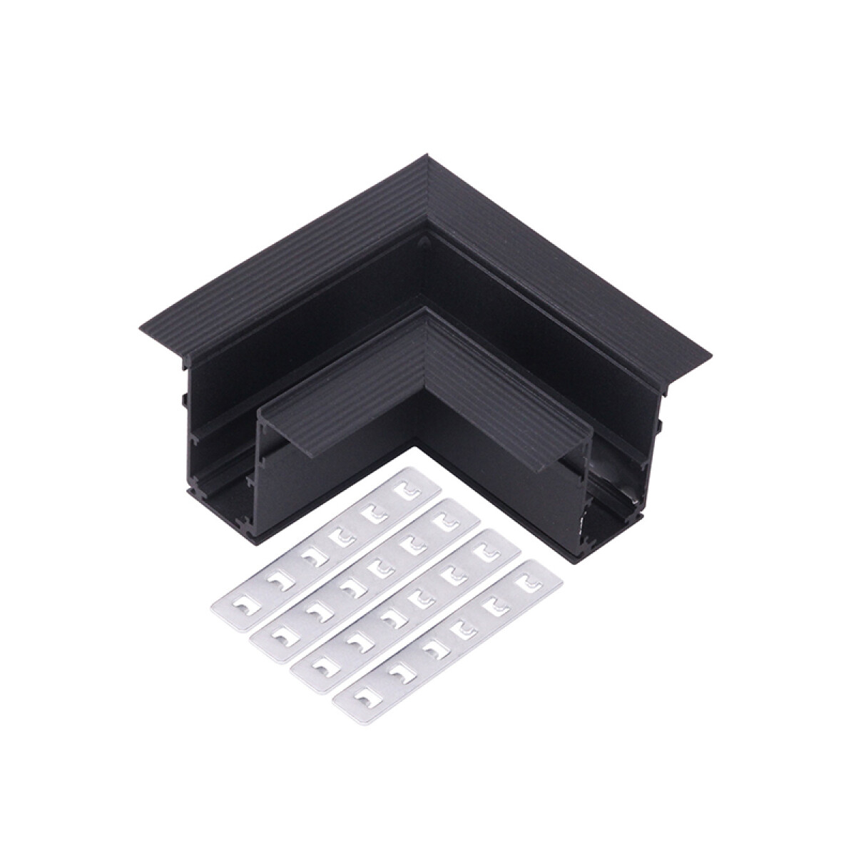 Conector en L horizontal p/riel embutir 100x100mm - IX4314 