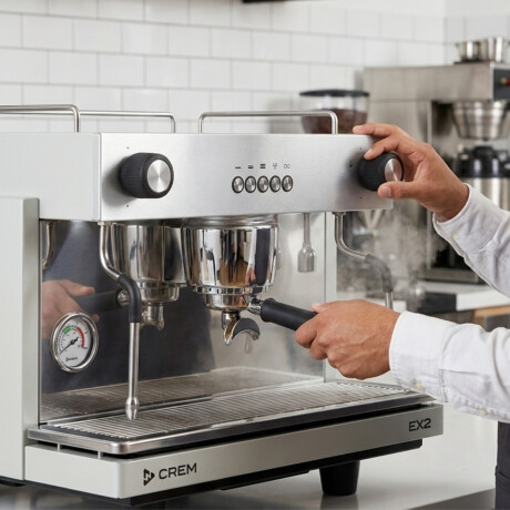 Máquina de Café 1 Grupo Mini Control Gris EX2 Máquina de Café 1 Grupo Mini Control Gris EX2