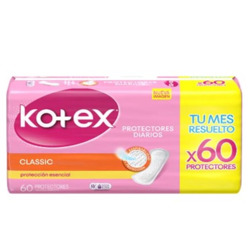 Protector Diario Kotex Classic X60