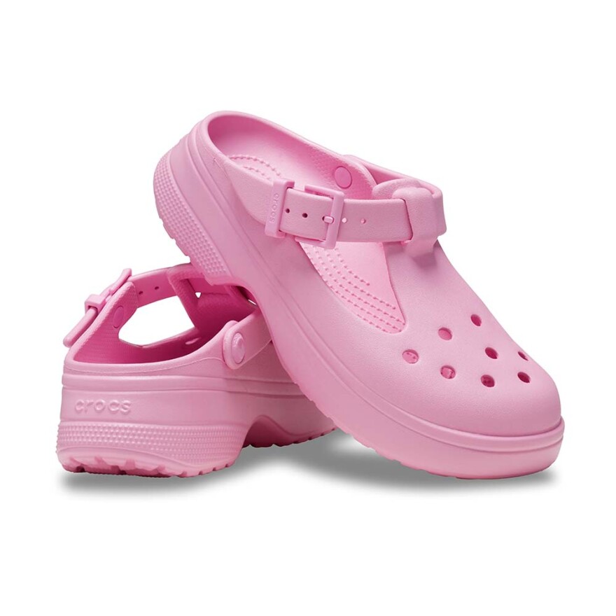 Classic Mary Jane Clog - Unisex Pink Tweed