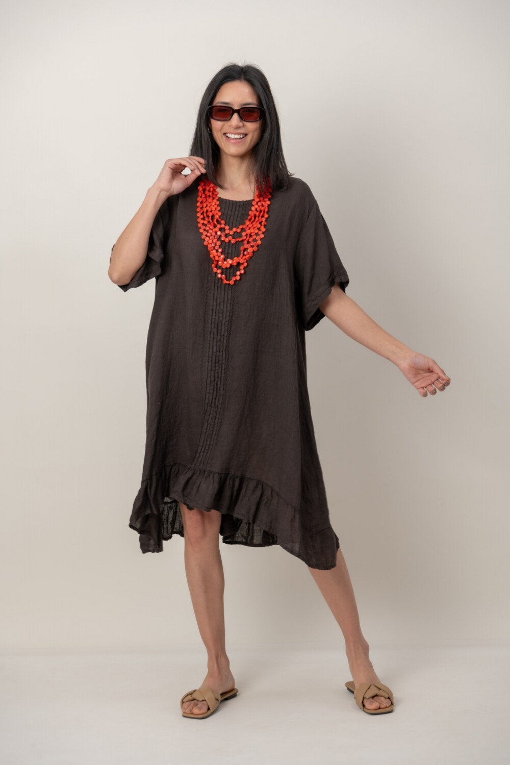 VESTIDO ILANA Chocolate