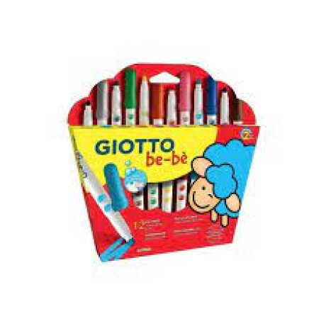 MARCADORES GIOTTO BEBE X 12 COLORES MARCADORES GIOTTO BEBE X 12 COLORES