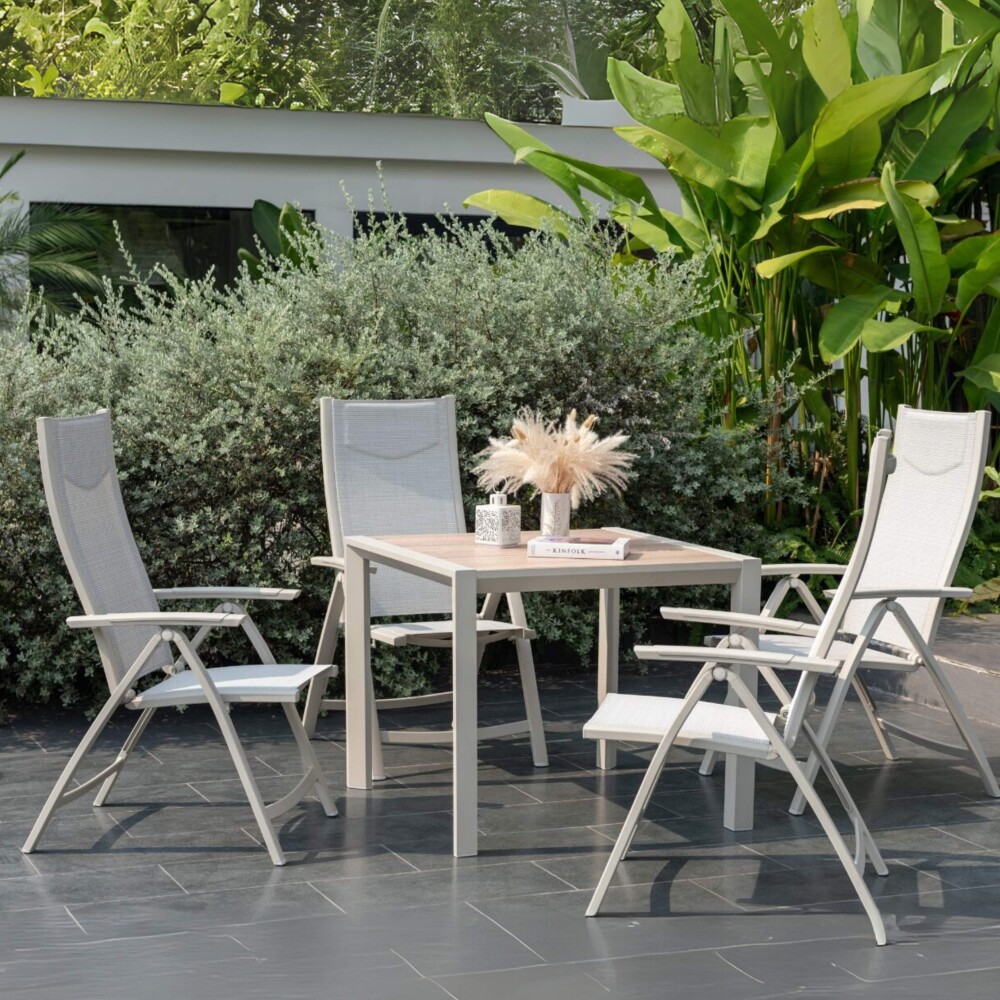 Mesa de Jardín - 90x90 cm - Urbanite Beige