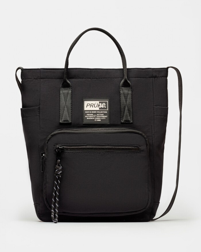 Bolso Al Hombro Forest en Nylon Negro