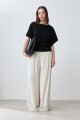 Blusa amasada negro