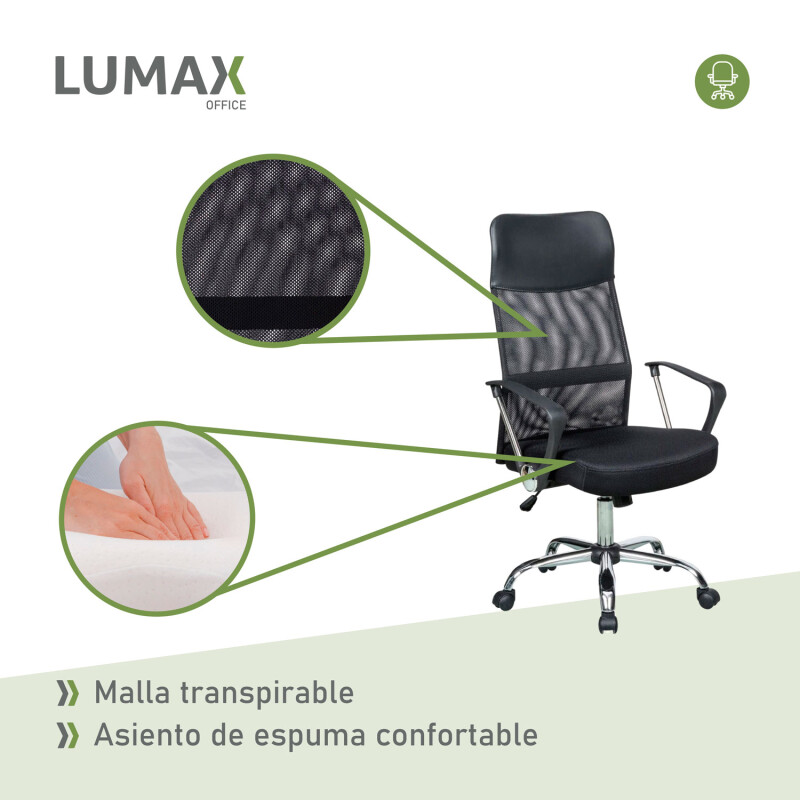 Silla Ejecutiva ergonómico Lumax Mesh Genova Silla Ejecutiva ergonómico Lumax Mesh Genova