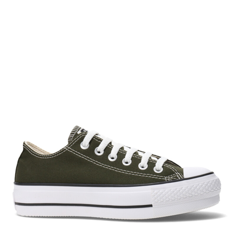 Championes Unisex Converse Plataforma Chuck Taylor Lift Verde