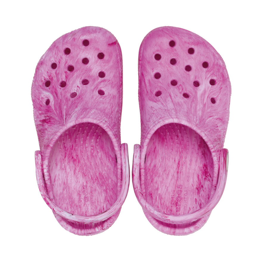 Crocs Classic Watercolor Marbled Clog T - Niños 1 a 5 años Pink/multi