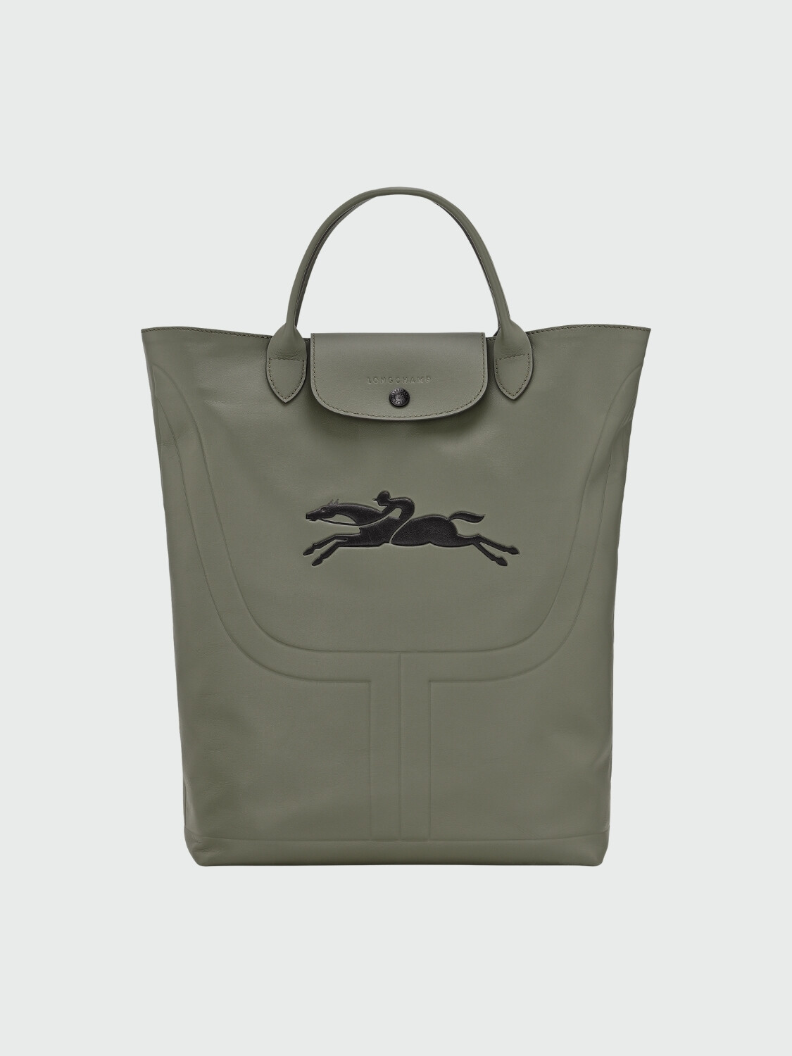 Longchamp - Bolso de cuero, Le Pliage du Jardinier Verde