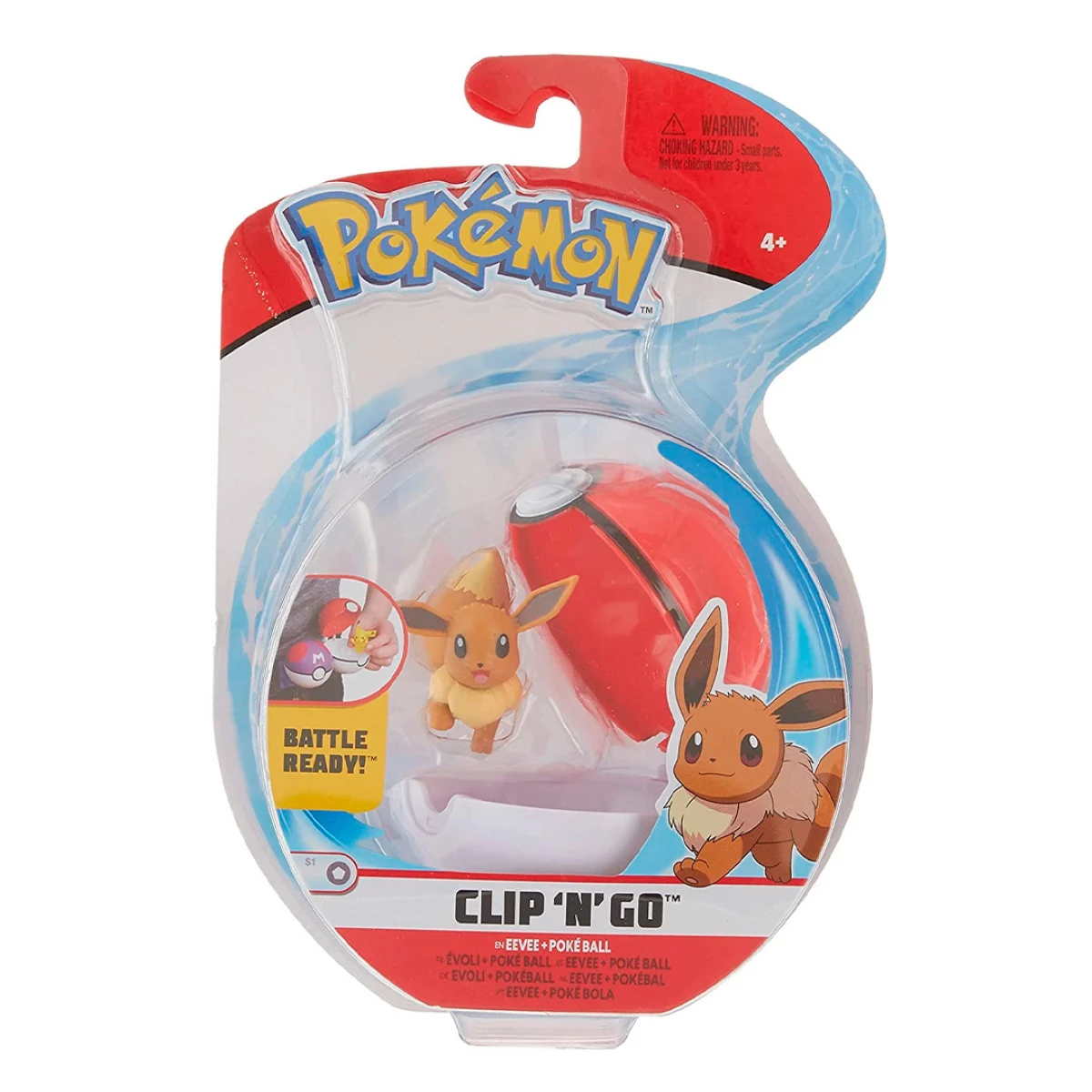 Set Pokémon Pokebola y Figura Evee 