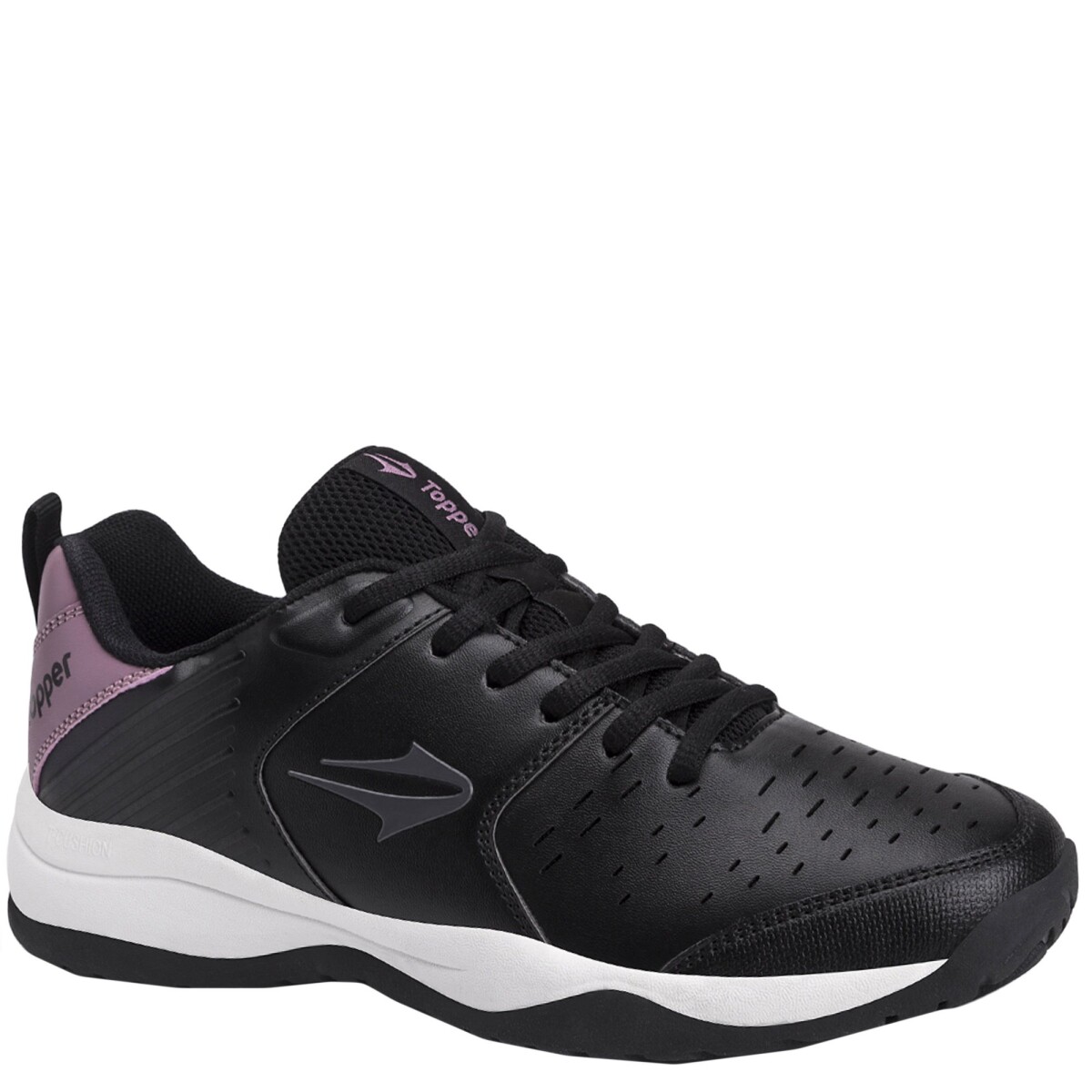 Championes de Mujer Topper Rod II Wns - Negro - Violeta Malva 