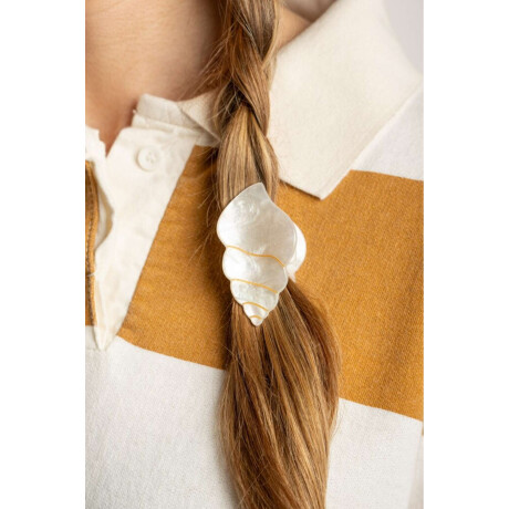 Broche Caracola Nacar
