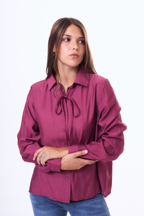 Camisa Caracas Bordeaux