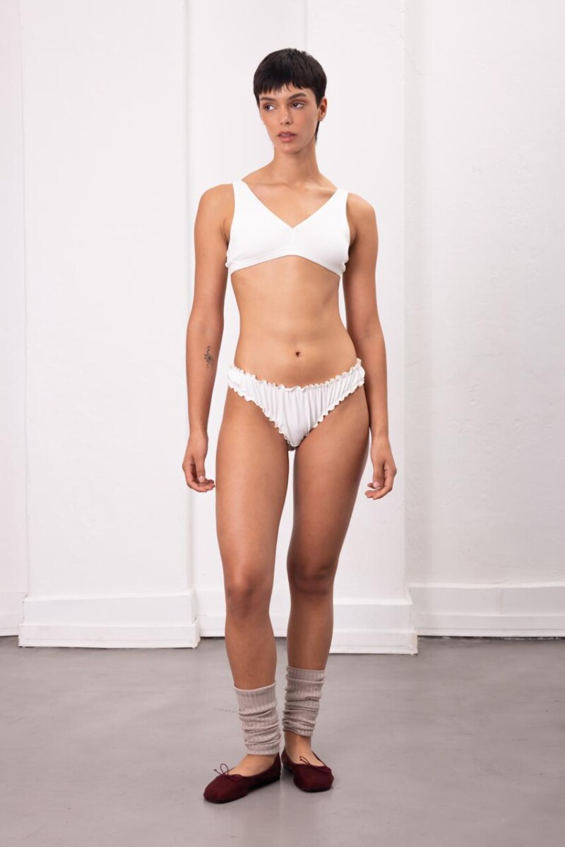 Pantie Cata [B40] Algodón Crema