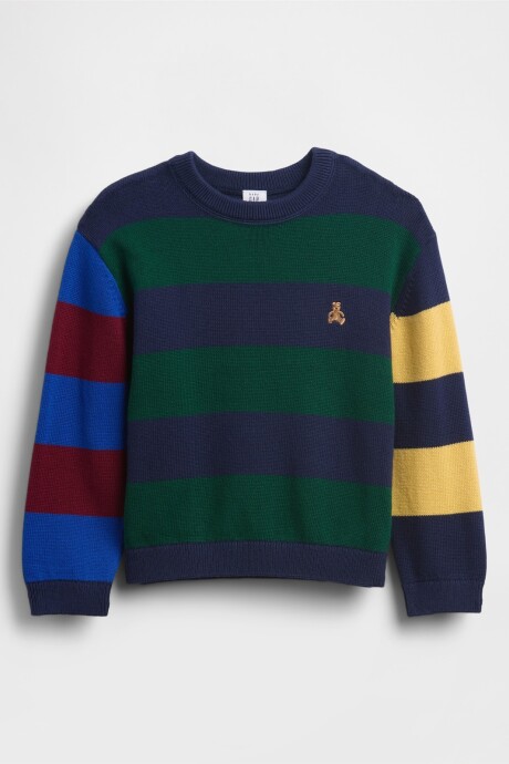 Buzo Gráfico Toddler Niño Multi Stripe